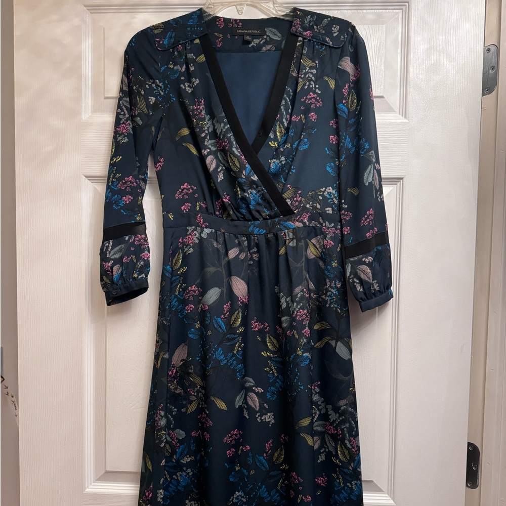 Banana Republic Floral Maxi Dress Size 0